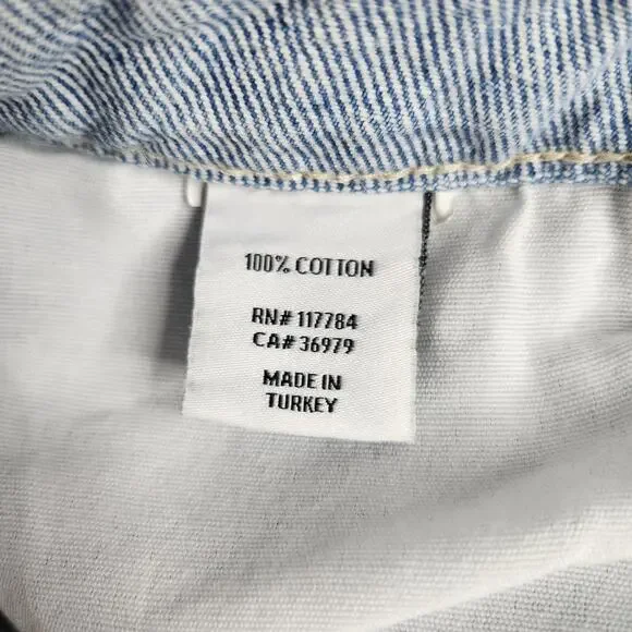 Rails Denim Mini Skirt Women's 31 Blue Laurel Marina Distressed High-Rise - Picture 4 of 11